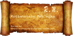 Rottenstein Mónika névjegykártya